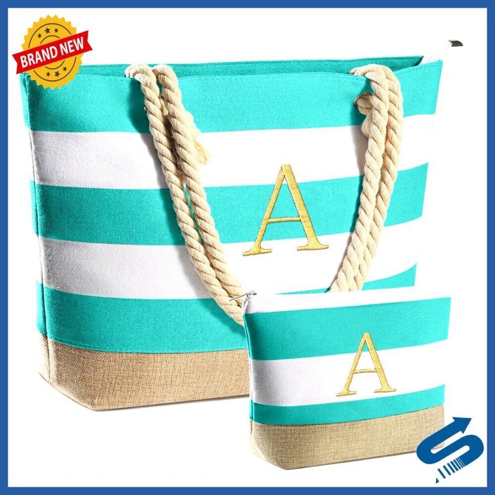 Canvas Travel Tote Waterproof Beach Bag Large Capacity Multifunctional Gifts